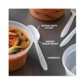 Disposable Spoons | Pactiv Corp. YFWSWCH Fieldware Mediumweight Spoon Cutlery - White (1,000/Carton) image number 7