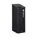 Indoor Waste Receptacles | Rubbermaid Commercial 2078967 Sustain 15 gal Metal/Plastic Decorative Refuse with Recycling Lid - Black image number 0