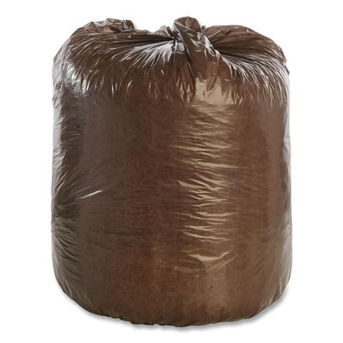 Repro Trash Bags | Stout by Envision G3036B80 30 in. x 36 in. 30-Gallon 0.8 mil. Controlled Life-Cycle Plastic Trash Bags - Brown (60/Box) image number 0