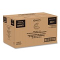 Perforated Roll & Hand Towels | Dart 60PPHT1 6.31 in. x 6.31 in. x 3 in. ProPlanet Microwaveable Hinged Plastic Containers - Clear (300/Carton) image number 1