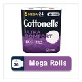 Toilet Tissues | Cottonelle 55707 Ultra ComfortCare 2-Ply Septic Safe Soft Tissue Toilet Paper - White (36/Carton) image number 5
