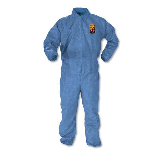 Cleaning Cloths & Wipes | KleenGuard 45005 A60 Elastic-Cuff Ankle and Back Coveralls - 2X-Large/Blue (24/Carton) image number 0