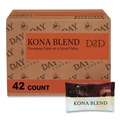 Coffee - Caffeinated | Day to Day Coffee 23002 1.5 oz. Pack 100 Percent Pure Coffee - Kona Blend (42 Packs/Carton) image number 0