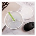 Cup Lids | Dart 32SL1 Plastic Lids for Foam Cups and Containers Fits 32 oz./44 oz./60 oz. Hot Cups - Translucent (1000/Carton) image number 3