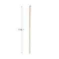 Straws/Stems/Sticks | Boardwalk BWKPPRSTRWUW 7.75 in. x 0.25 in. Unwrapped Paper Straws - White (4800/Carton) image number 5