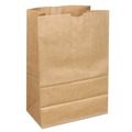 Grocery Bags | Ross & Wallace Paper Products 110416 12 in. x 7 in. x 17 in. 40 lbs. Capacity 1/6 BBL Grocery Paper Bags - Kraft (400 Bags/Carton) image number 0