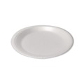 Plates | Plastifar 12040 9 in. Diameter Poly Bag Plate Foam Dinnerware - White (500/Pack) image number 0