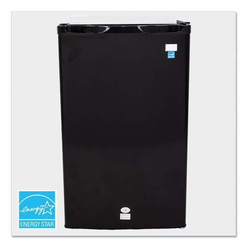 Refrigerators | Avanti AR4446B 19.25 in. x 22 in. x 33 in. 4.4 Cu.Ft. Auto-Defrost Refrigerator - Black image number 0