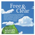 Hand Sanitizing Wipes | Seventh Generation 34208 7 in. x 7 in. Free and Clear Baby Wipes - Unscented, White (64/Pack) image number 8