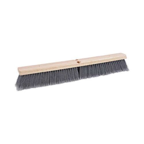 Brooms | Boardwalk BWK20424 3 in. Gray Flagged Polypropylene Bristles 24 in. Brush Floor Brush Head image number 0