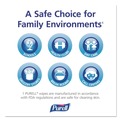 Hand Sanitizing Wipes | PURELL 9026-1M 5 in. x 7 in. Cottony Soft Individually Wrapped Sanitizing Hand Wipes - Unscented, White (1000/Carton) image number 3