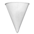 Cups | Coffee Pro CPSLCONE4 4 oz. Paper Cone Cups - White (200/Pack) image number 0