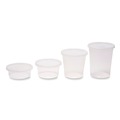 Food Containers & Lids | GEN TD40024E 24 oz. Plastic Container with Lid - Clear (240/Carton) image number 4