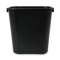 Indoor Waste Receptacles | Boardwalk 3485201 14 qt. Plastic Soft-Sided Wastebasket - Black image number 1