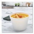 Food Containers & Lids | Dart 12SJ20 12 oz. Foam Food Containers - White (500/Carton) image number 6