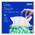 Cleaning Cloths & Wipes | Kleenex 01701 9 in. x 10.5 in. 1-Ply Cloth Hand Towels - White (120/Box) image number 4