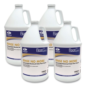 Theochem Laboratories 500257 1 gal. Bottle Rinse-No-More Floor Cleaner - Lemon Scent (4/Carton)
