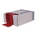 Waste Receptacles | Heritage A8046PR Healthcare Biohazard Printed Low-Density Can Liners Biohazard 45 gal 1.3 mil 40 x 46 Red Flat Pack (200/Carton) image number 1