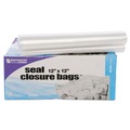 Hand Sanitizing Wipes | Stout by Envision ZF008C 2 mil 12 in. x 12 in. Seal Closure Bags - Clear (500/Carton) image number 1