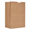 Grocery Bags | Ross & Wallace Paper Products 110410 12 in. x 7 in. x 17 in. 52 lbs. Capacity 1/6 BBL Grocery Paper Bags - Kraft (500/Bundle) image number 0