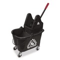 Buckets & Wringers | Nexstep Commercial Products 96998 Premier Downpress Mop Bucket and Wringer, 35 qt, Black image number 0