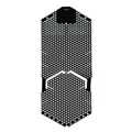 Toilet & Urinal Deodorizers | Boardwalk TSU-P-006I006I-56-AAS80 5.22 oz Vertical Urinal Screen - Midnight Coast Scent/Black (6/Carton) image number 2