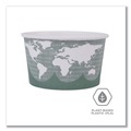 Food Containers & Lids | Eco-Products EP-BSC12-WA 4.05 in. x 2.5 in. 12 oz. World Art Renewable and Compostable Paper Food Container - Green (500/Carton) image number 8