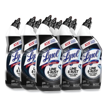 TOILET BOWL CLEANERS | LYSOL Brand 19200-98013 24 oz. Lime & Rust Toilet Bowl Cleaner - Atlantic Fresh (9/Carton)