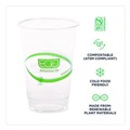 Perforated Roll & Hand Towels | Eco-Products EP-CC10-GS 10 oz GreenStripe PLA Plastic Cold Cups - Clear (1000/Carton) image number 4