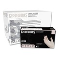 Food Service Disposable & Single Use Gloves | Ammex TLF44100 4 mil Powder-Free Latex Disposable Gloves - Medium, Ivory (1000/Carton) image number 1