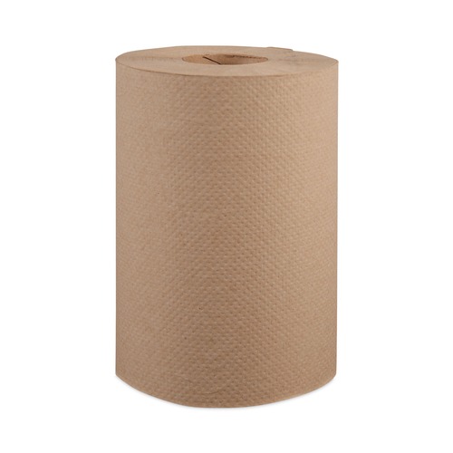 Perforated Roll & Hand Towels | Windsoft WIN108 8 in. x 350 ft. 1-Ply Hardwound Roll Towels - Natural (12 Rolls/Carton) image number 0