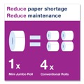 Toilet Tissues | Tork 12024402 Advanced 3.48 in. x 751 ft. 2-Ply Septic Safe Mini-Jumbo Roll Bath Tissue - White (12/Carton) image number 5