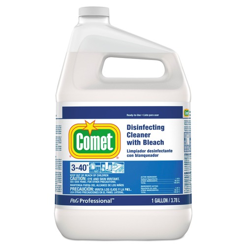 Disinfecting & Cleaning Solutions | Comet 24651EA 1 gal. Bottle Disinfecting Cleaner with Bleach image number 0
