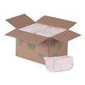Food Containers & Lids | Eco-Products EP-SCRC32NFA WorldView Vanguard 32 oz. 4.71 in. x 7.01 in. x 1.04 in. Sugarcane Fiber Rectangular Container - White (400/Carton) image number 2