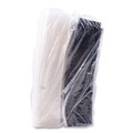 Perforated Roll & Hand Towels | SOLO 844012-PM94 Creative Carryouts 8.75 in. x 6.2 in. x 2.2 in. Hinged Plastic Hot Deli Boxes - Black/Clear (200/Carton) image number 3
