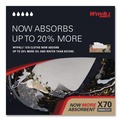 Perforated Roll & Hand Towels | WypAll 41100 X70 Flat Sheet 14.9 in. x 16.6 in. Cloths - White (300/Carton) image number 3