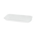 Food Containers & Lids | Pactiv Corp. 0TF117S00000 8.3 in. x 4.8 in. x 0.65 in. #17 Supermarket Trays - White (1000/Carton) image number 2