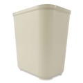 Indoor Waste Receptacles | Rubbermaid Commercial FG254300BEIG 7 gal. Fiberglass Wastebasket - Beige image number 1
