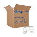 Perforated Roll & Hand Towels | Kleenex 01500 10.13 in. x 13.15 in. 1-Ply C-Fold Paper Towels - White (2400/Carton) image number 0