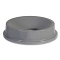 Waste Receptacle Lids | Rubbermaid Commercial FG354300GRAY BRUTE 22-3/8 in. Round Funnel Top Receptacle - Gray image number 1