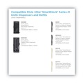 Disposable Knives | Dixie SSK51 SmartStock Series-O 7 in. Mediumweight Plastic Cutlery Knives Refill - Black (40/Pack, 24 Packs/Carton) image number 4