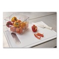 Perforated Roll & Hand Towels | Rubbermaid Commercial FG631200CLR Square Storage Container 12 qt 10.5 x 11.31 x 7.75 Clear Plastic image number 3