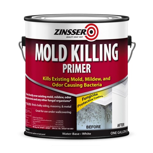 Paint & Paint Supplies | Rust-Oleum 276049CT 1-Gallon Bucket/Pail Interior/Exterior Mold Killing Primer - Flat White (2/Carton) image number 0