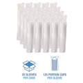 Cups | Boardwalk BWKPRTN4TS 4 oz. Polypropylene Souffle/Portion Cups - Translucent (2500/Carton) image number 5