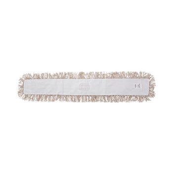 Boardwalk BWK1348 48 in. x 5 in. Hygrade Cotton Industrial Dust Mop Head - White