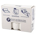 High-Density Trash Bags | Inteplast Group S404817N 45 gal. 17 microns 40 in. x 48 in. High-Density Interleaved Commercial Can Liners - Clear (25 Bags/Roll, 10 Rolls/Carton) image number 2
