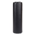 High-Density Trash Bags | Inteplast Group S404822K 45 gal. 22 microns 40 in. x 48 in. High-Density Interleaved Commercial Can Liners - Black (25 Bags/Roll, 6 Rolls/Carton) image number 2