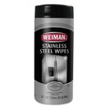 Cleaning Cloths & Wipes | WEIMAN 92CT 1-Ply 7 in. x 8 in. Stainless Steel Wipes - White (4/Carton) image number 1