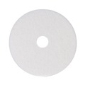 Floor Pads-Cleaning, Buffing & Polishing | Boardwalk BWK4014WHI 14 in. Diameter Polishing Floor Pads - White (5/Carton) image number 0