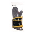 Oven Mitts, Pan Grabbers & Pot Holders | San Jamar 800FG17-BK 17 in. WebGuard Plus Fabric Bestguard Oven Mitt - Black (1-Pair) image number 1